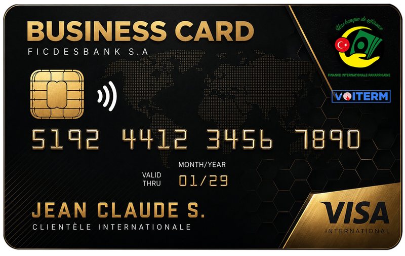 Carte Business FICDES BANK S.A