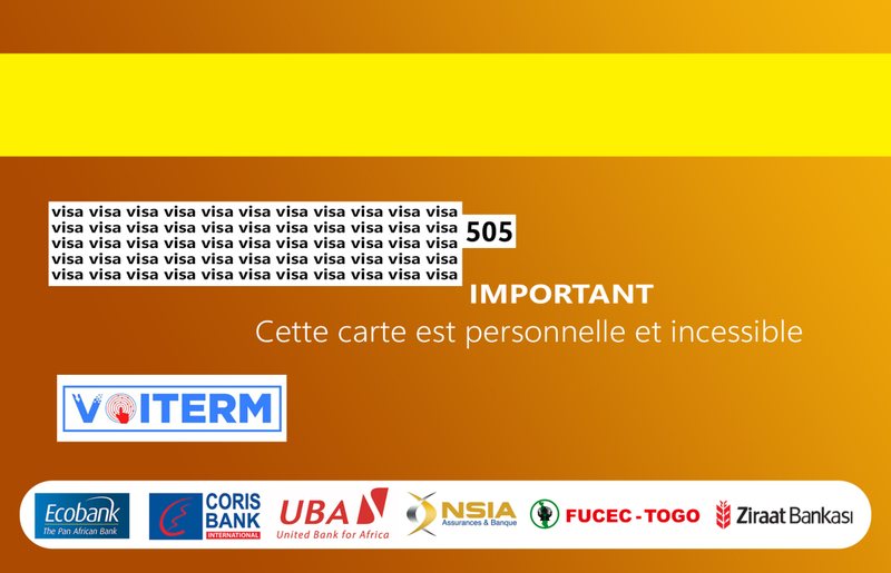 Carte Privilège — Compte Entreprise FICDES BANK S.A (verso)
