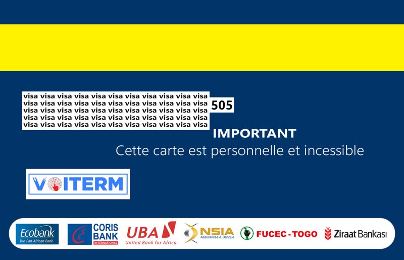 Carte Premium — Compte Particulier FICDES BANK S.A (verso)